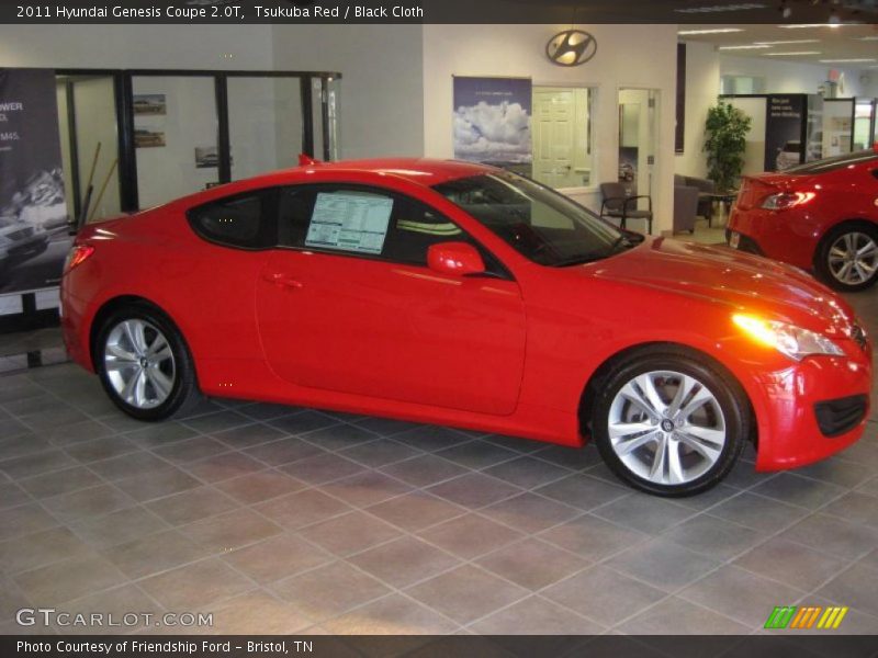 Tsukuba Red / Black Cloth 2011 Hyundai Genesis Coupe 2.0T