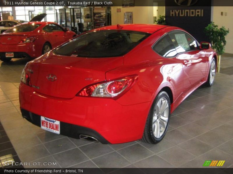 Tsukuba Red / Black Cloth 2011 Hyundai Genesis Coupe 2.0T