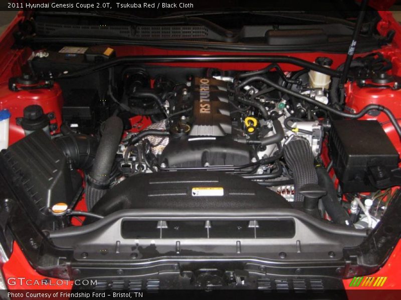  2011 Genesis Coupe 2.0T Engine - 2.0 Liter Turbocharged DOHC 16-Valve CVVT 4 Cylinder