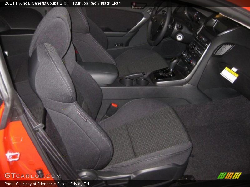  2011 Genesis Coupe 2.0T Black Cloth Interior