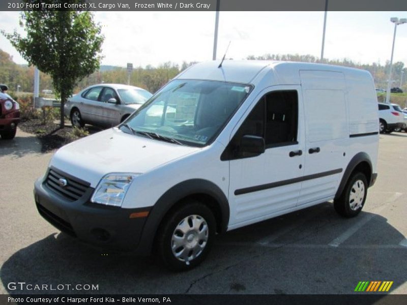 Frozen White / Dark Gray 2010 Ford Transit Connect XL Cargo Van