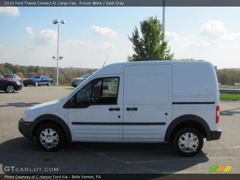 Frozen White / Dark Gray 2010 Ford Transit Connect XL Cargo Van