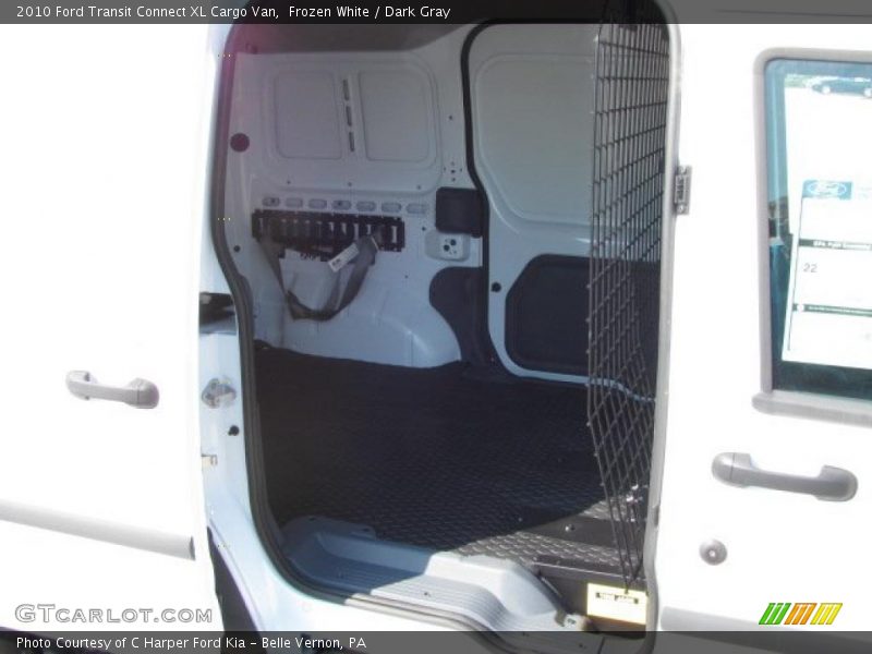  2010 Transit Connect XL Cargo Van Dark Gray Interior