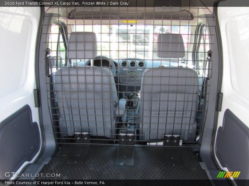  2010 Transit Connect XL Cargo Van Dark Gray Interior