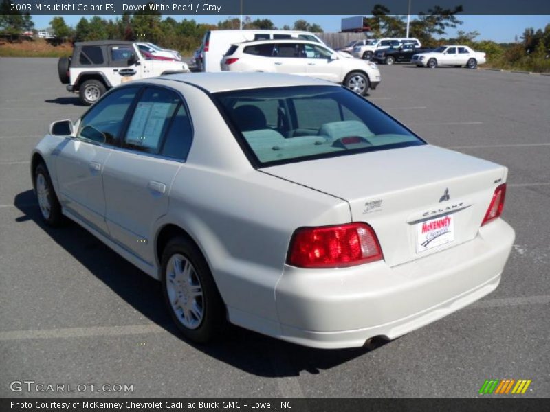 Dover White Pearl / Gray 2003 Mitsubishi Galant ES