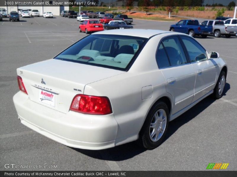 Dover White Pearl / Gray 2003 Mitsubishi Galant ES