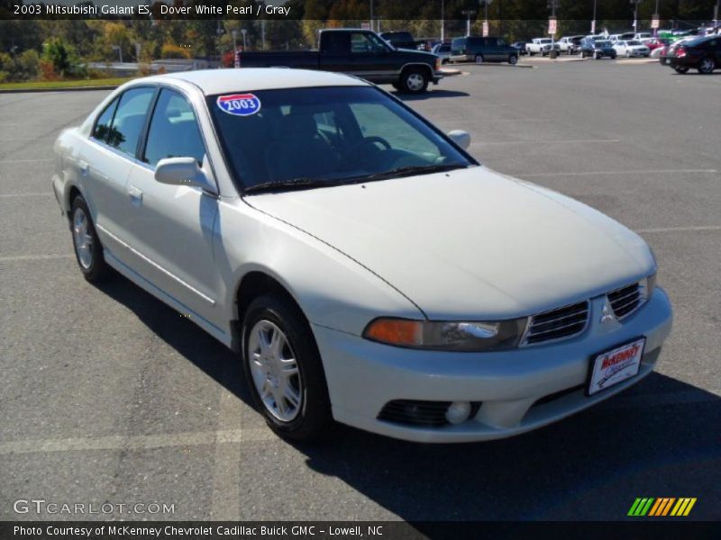 Dover White Pearl / Gray 2003 Mitsubishi Galant ES