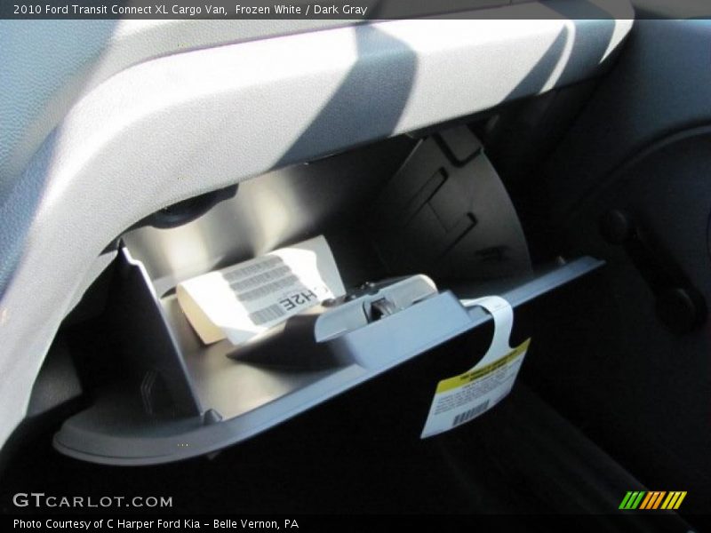 Frozen White / Dark Gray 2010 Ford Transit Connect XL Cargo Van