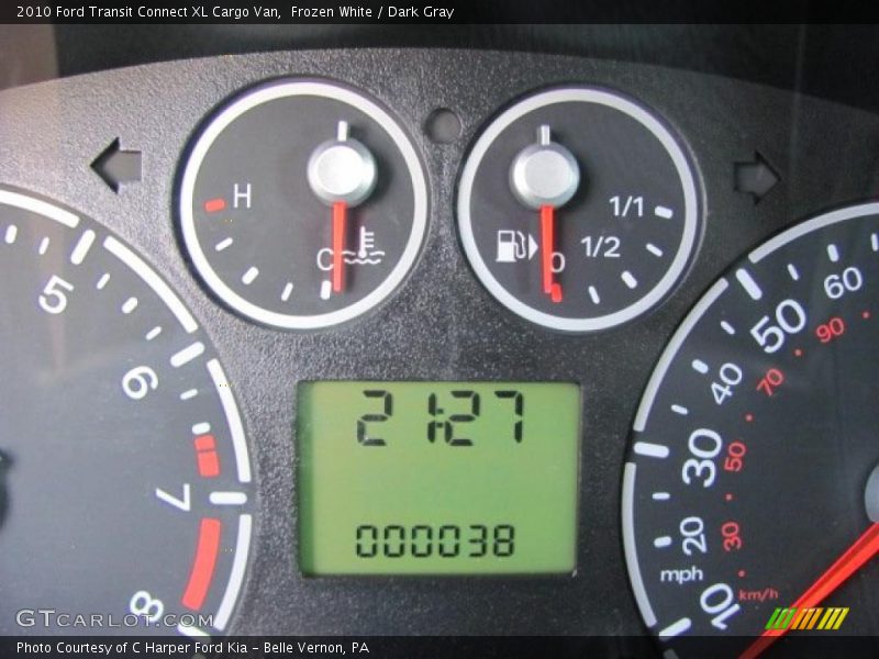  2010 Transit Connect XL Cargo Van XL Cargo Van Gauges