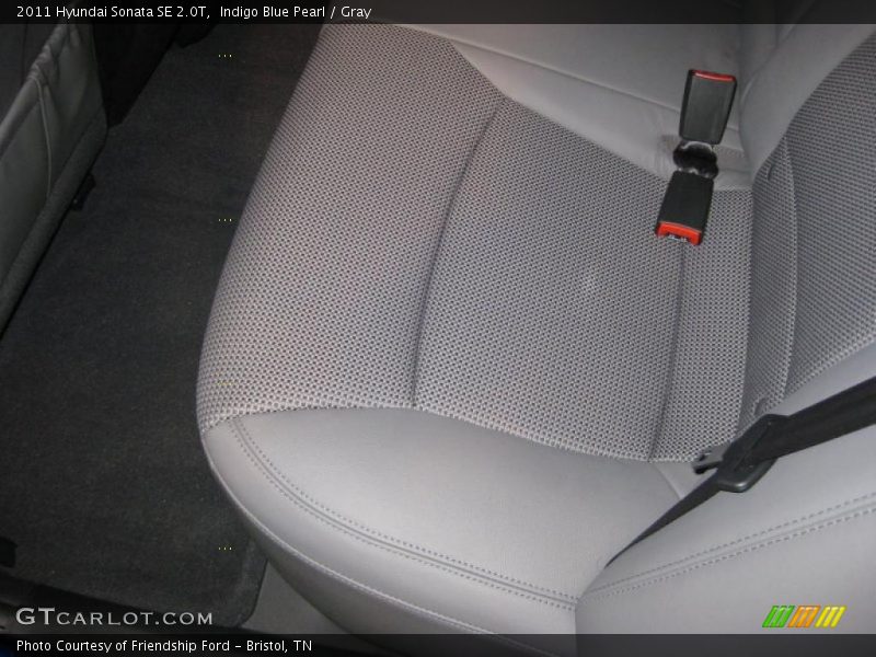 Indigo Blue Pearl / Gray 2011 Hyundai Sonata SE 2.0T