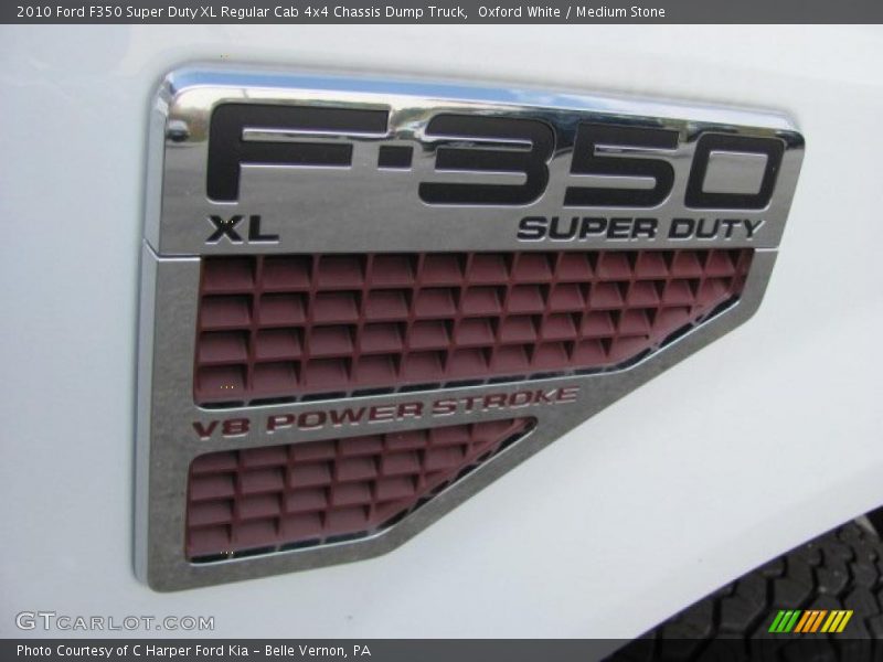  2010 F350 Super Duty XL Regular Cab 4x4 Chassis Dump Truck Logo