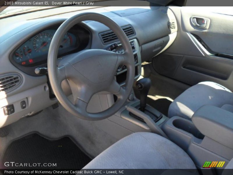 Dover White Pearl / Gray 2003 Mitsubishi Galant ES