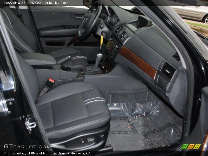Jet Black / Black 2009 BMW X3 xDrive30i