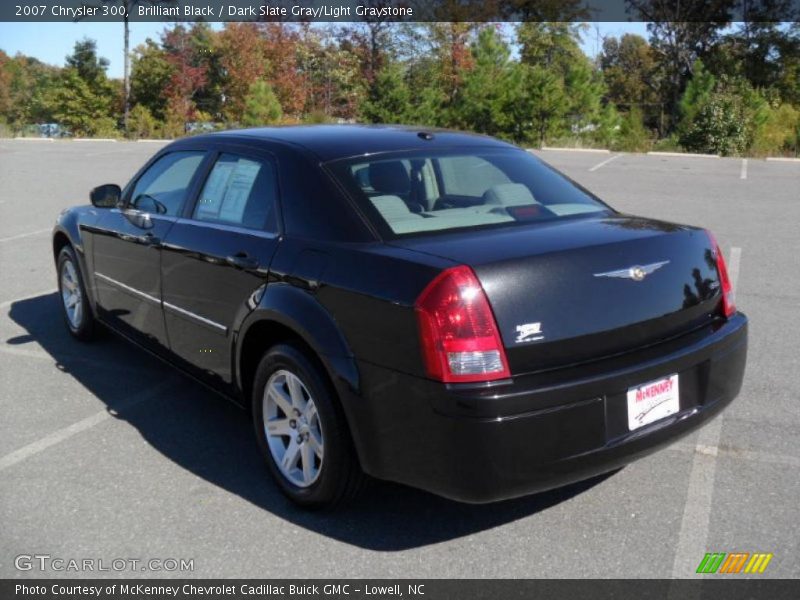 Brilliant Black / Dark Slate Gray/Light Graystone 2007 Chrysler 300