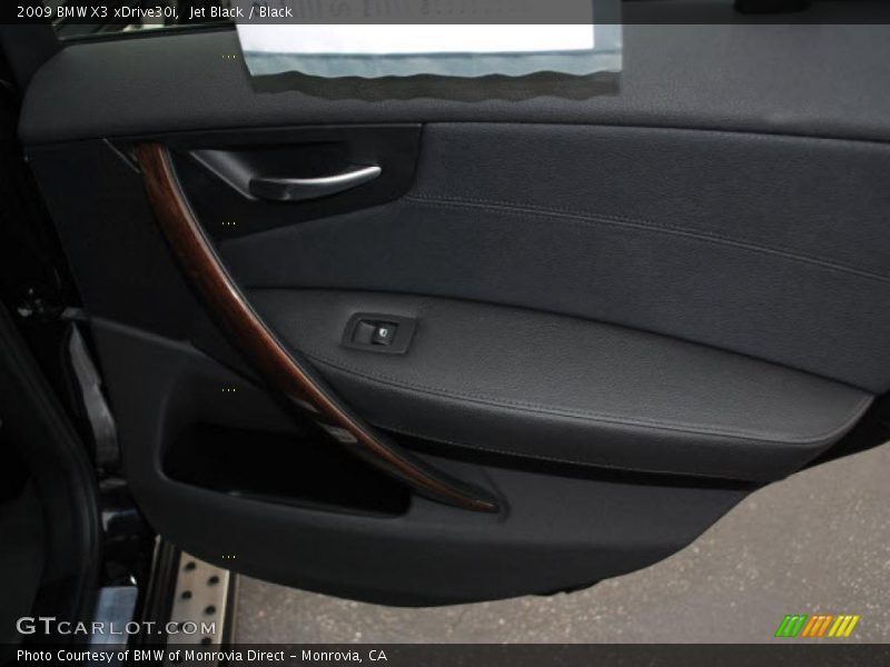 Jet Black / Black 2009 BMW X3 xDrive30i