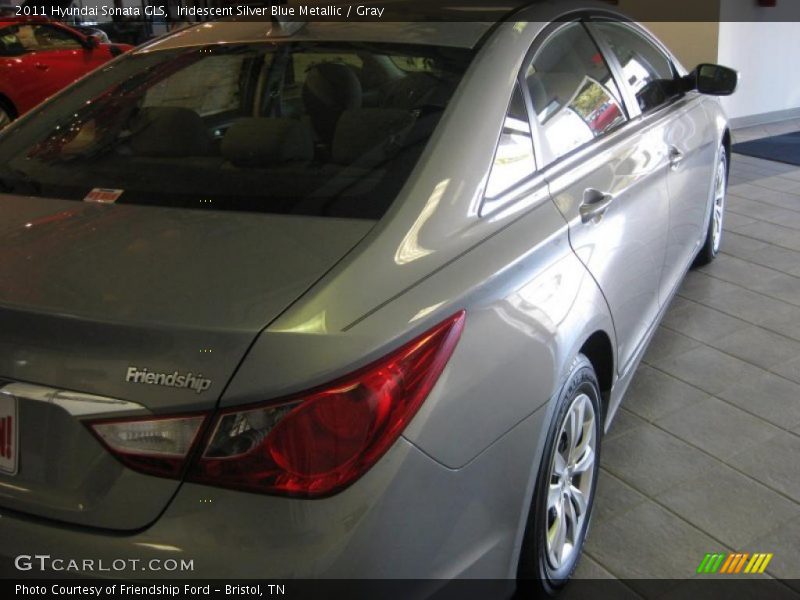 Iridescent Silver Blue Metallic / Gray 2011 Hyundai Sonata GLS