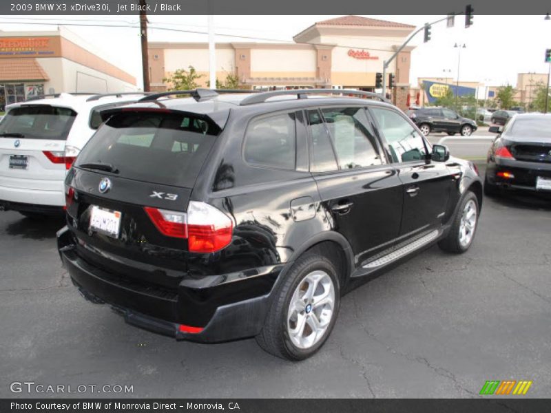 Jet Black / Black 2009 BMW X3 xDrive30i