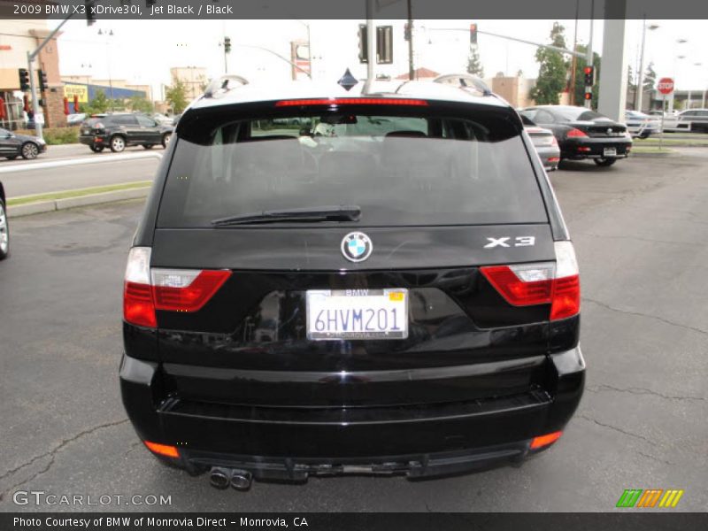 Jet Black / Black 2009 BMW X3 xDrive30i