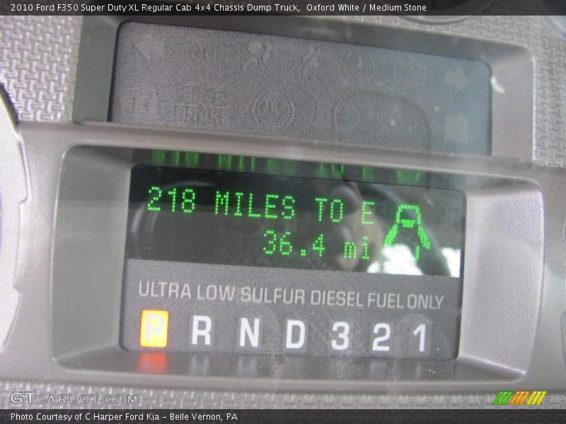 Oxford White / Medium Stone 2010 Ford F350 Super Duty XL Regular Cab 4x4 Chassis Dump Truck