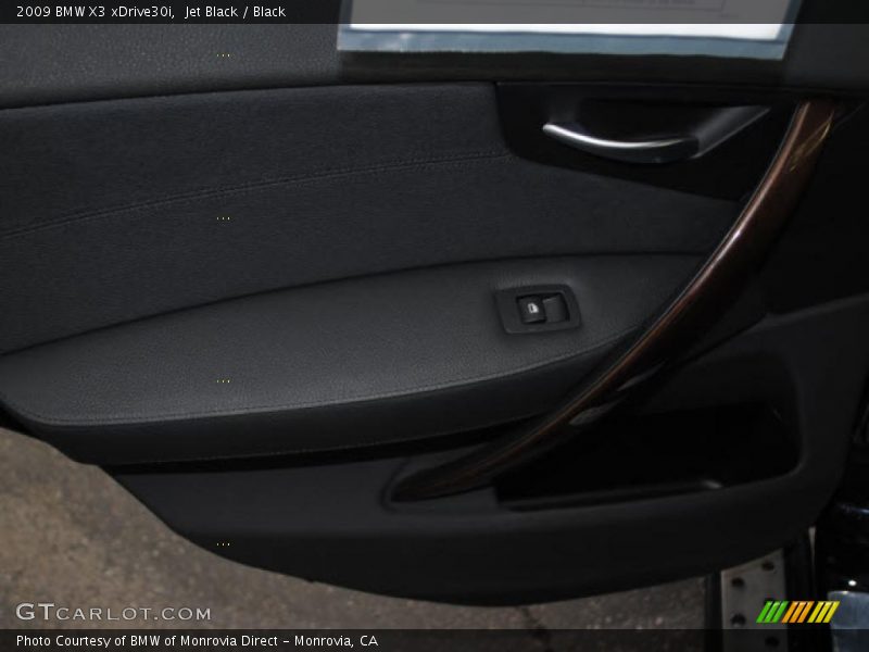 Jet Black / Black 2009 BMW X3 xDrive30i