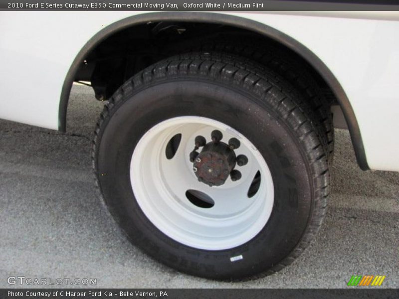 Oxford White / Medium Flint 2010 Ford E Series Cutaway E350 Commercial Moving Van