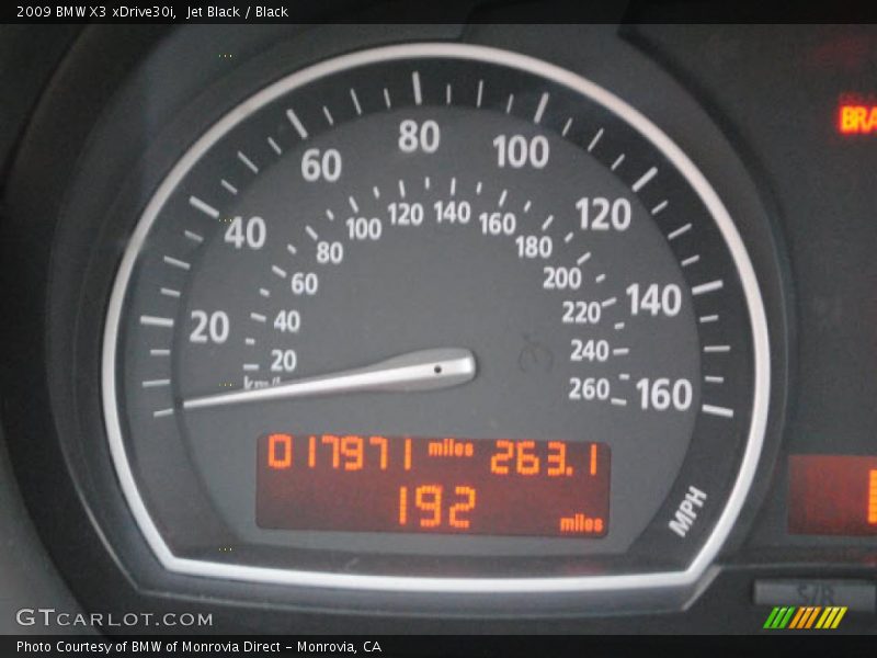 Jet Black / Black 2009 BMW X3 xDrive30i