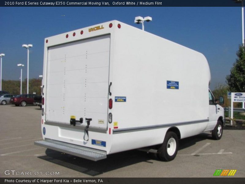 Oxford White / Medium Flint 2010 Ford E Series Cutaway E350 Commercial Moving Van