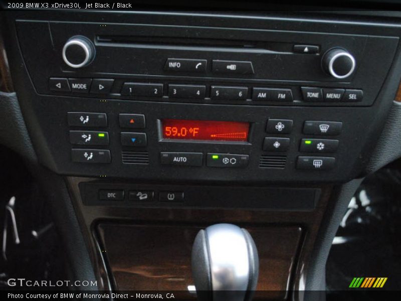 Jet Black / Black 2009 BMW X3 xDrive30i