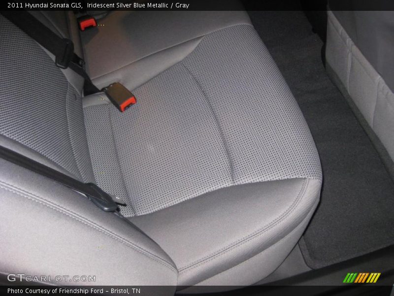 Iridescent Silver Blue Metallic / Gray 2011 Hyundai Sonata GLS