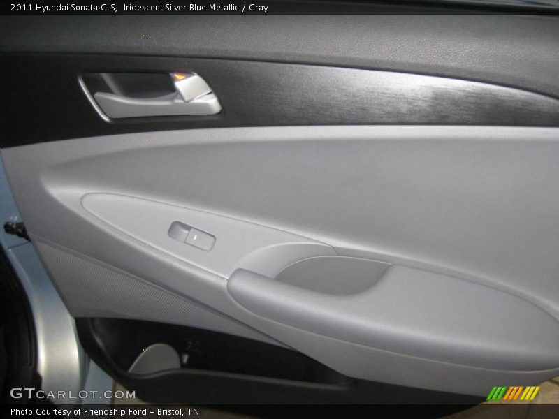 Iridescent Silver Blue Metallic / Gray 2011 Hyundai Sonata GLS