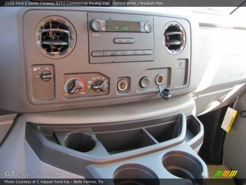 Oxford White / Medium Flint 2010 Ford E Series Cutaway E350 Commercial Moving Van