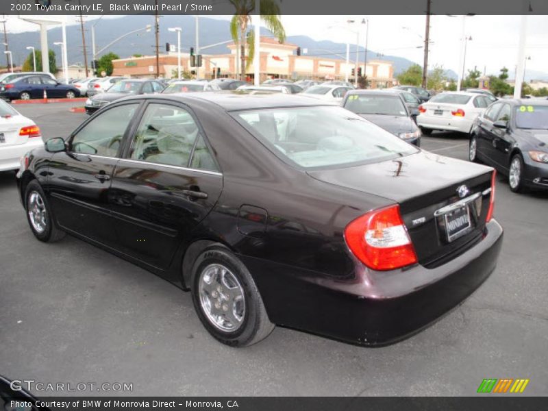 Black Walnut Pearl / Stone 2002 Toyota Camry LE