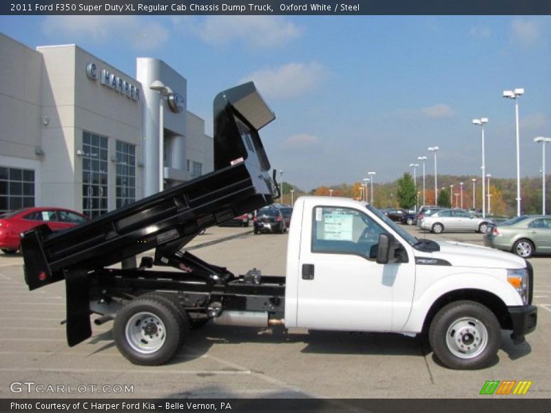 Oxford White / Steel 2011 Ford F350 Super Duty XL Regular Cab Chassis Dump Truck