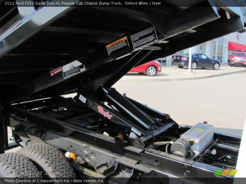 Oxford White / Steel 2011 Ford F350 Super Duty XL Regular Cab Chassis Dump Truck