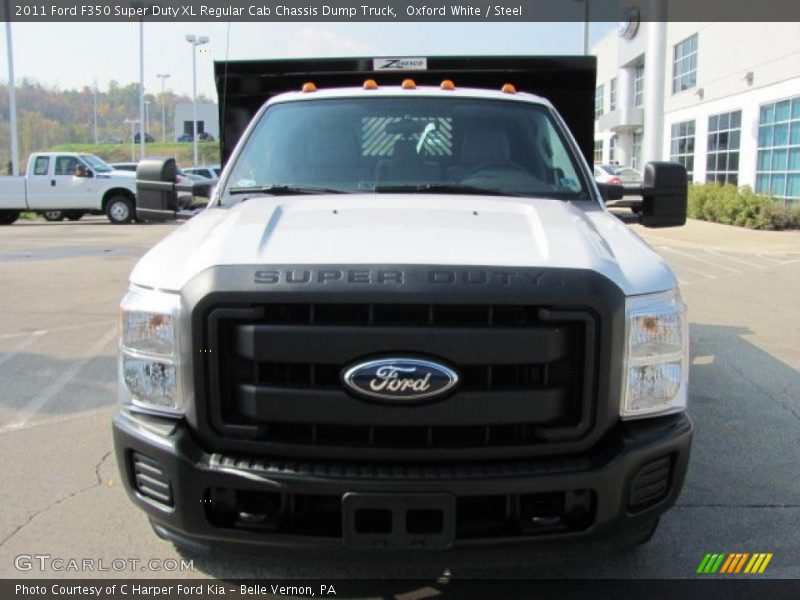 Oxford White / Steel 2011 Ford F350 Super Duty XL Regular Cab Chassis Dump Truck