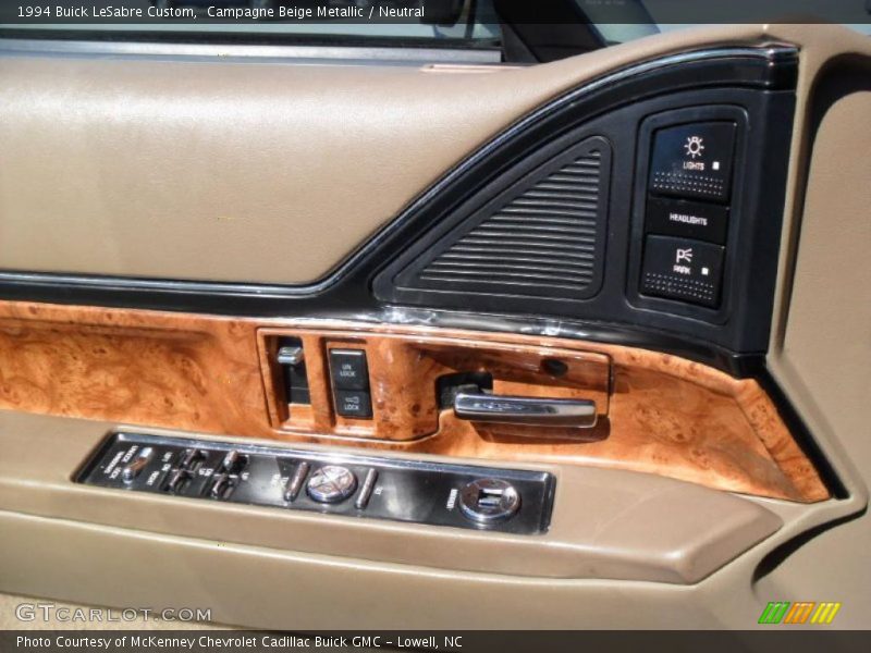 Controls of 1994 LeSabre Custom