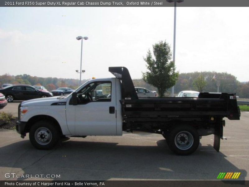 Oxford White / Steel 2011 Ford F350 Super Duty XL Regular Cab Chassis Dump Truck