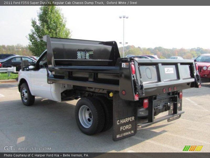  2011 F350 Super Duty XL Regular Cab Chassis Dump Truck Oxford White
