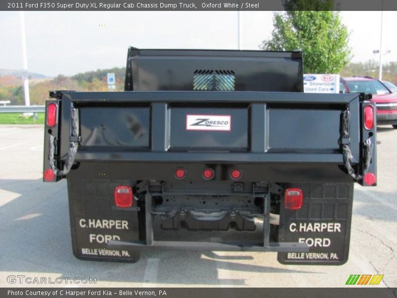 Oxford White / Steel 2011 Ford F350 Super Duty XL Regular Cab Chassis Dump Truck