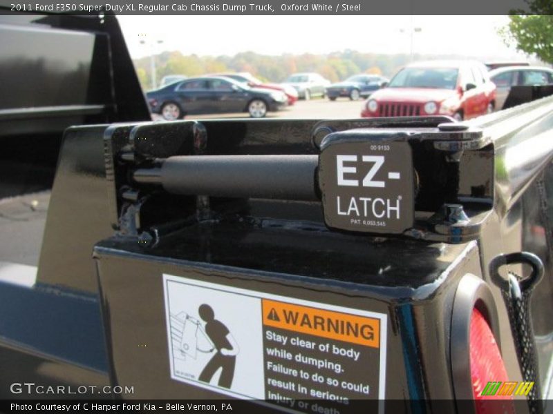 Oxford White / Steel 2011 Ford F350 Super Duty XL Regular Cab Chassis Dump Truck