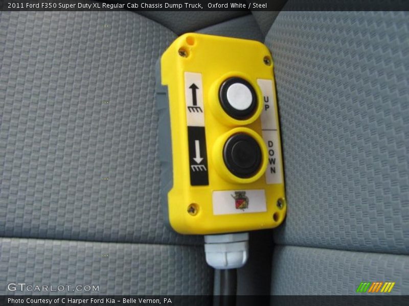 Controls of 2011 F350 Super Duty XL Regular Cab Chassis Dump Truck