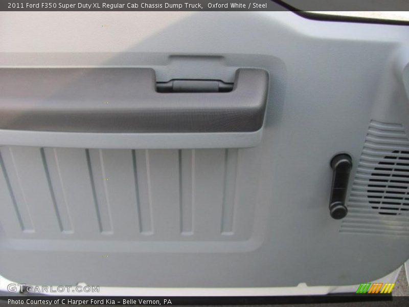 Oxford White / Steel 2011 Ford F350 Super Duty XL Regular Cab Chassis Dump Truck