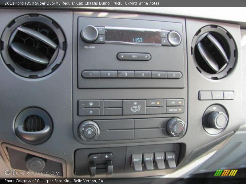 Controls of 2011 F350 Super Duty XL Regular Cab Chassis Dump Truck