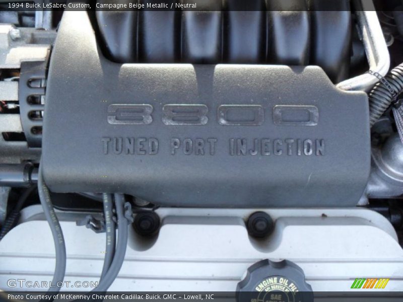  1994 LeSabre Custom Engine - 3.8 Liter OHV 12-Valve V6