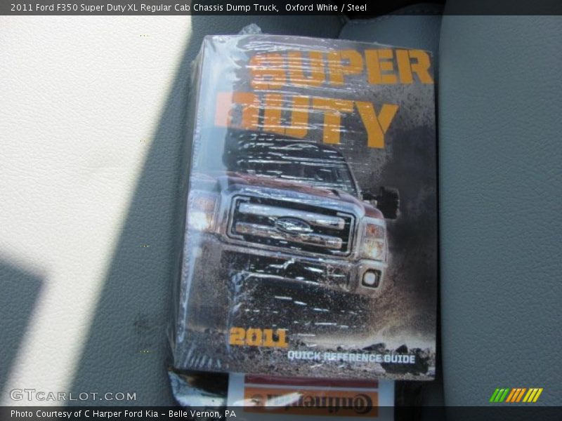 Oxford White / Steel 2011 Ford F350 Super Duty XL Regular Cab Chassis Dump Truck