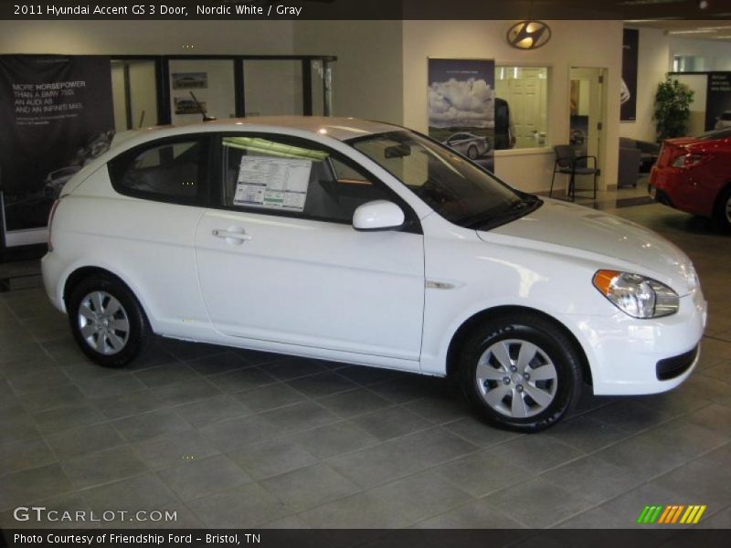  2011 Accent GS 3 Door Nordic White