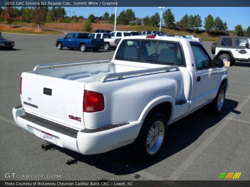 Summit White / Graphite 2003 GMC Sonoma SLS Regular Cab