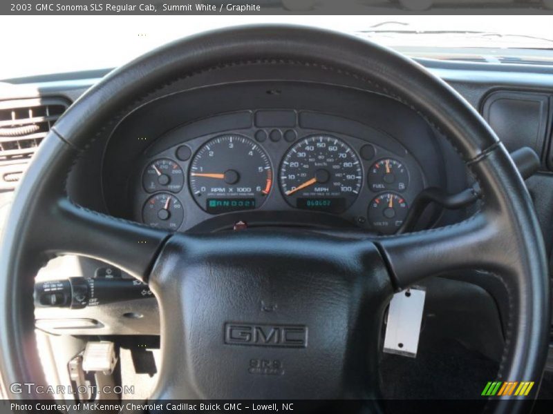  2003 Sonoma SLS Regular Cab Steering Wheel