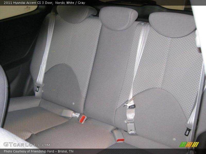  2011 Accent GS 3 Door Gray Interior