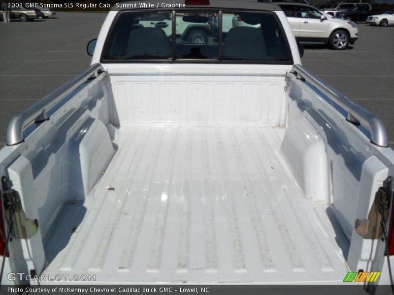 Summit White / Graphite 2003 GMC Sonoma SLS Regular Cab